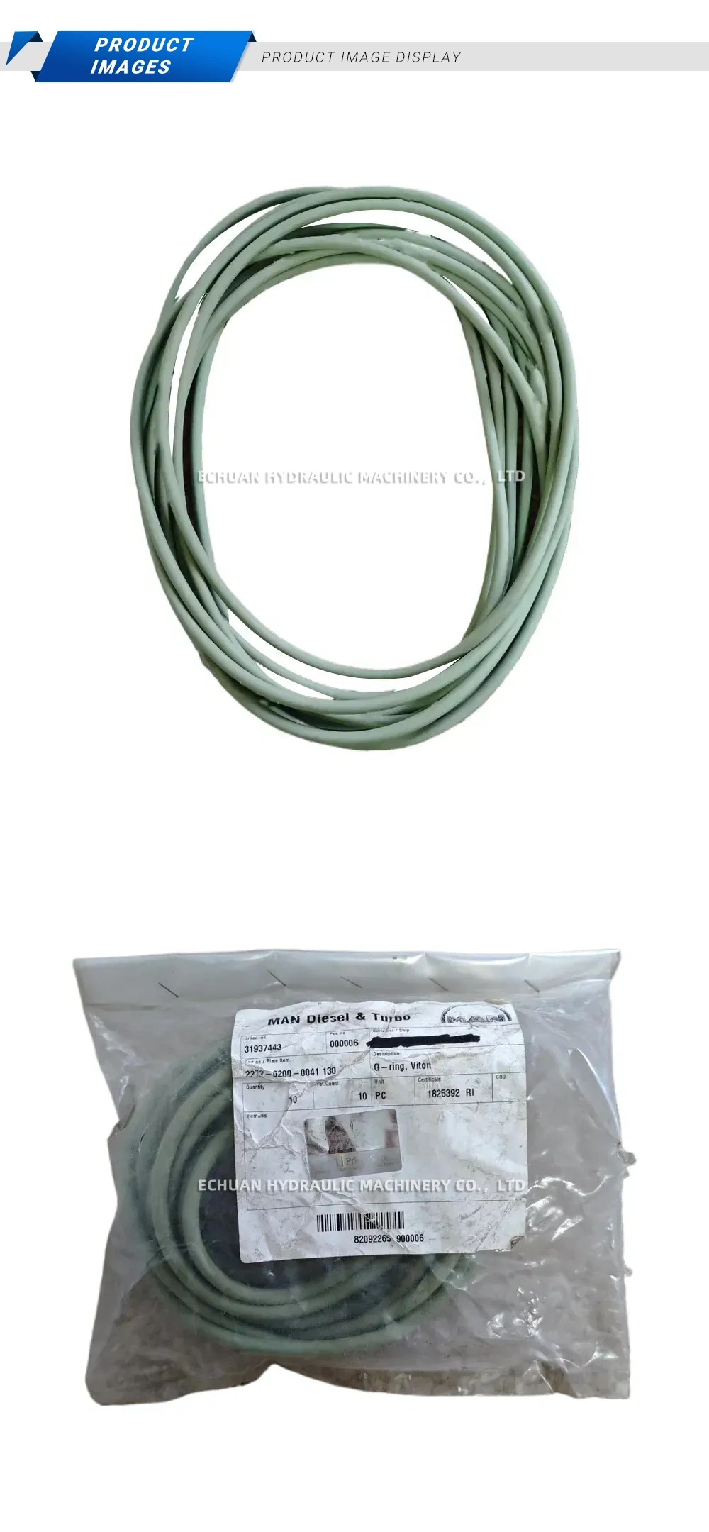 MAN Diesel & Turbo 2272-0200-0041 130 Viton O-Ring Description