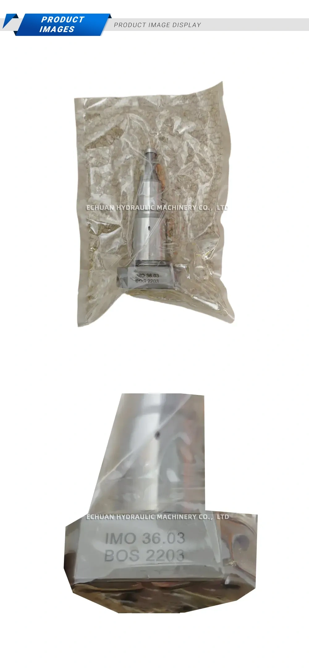 MAN IMO 36.03 High Pressure Fuel Pump Plunger Pair Description