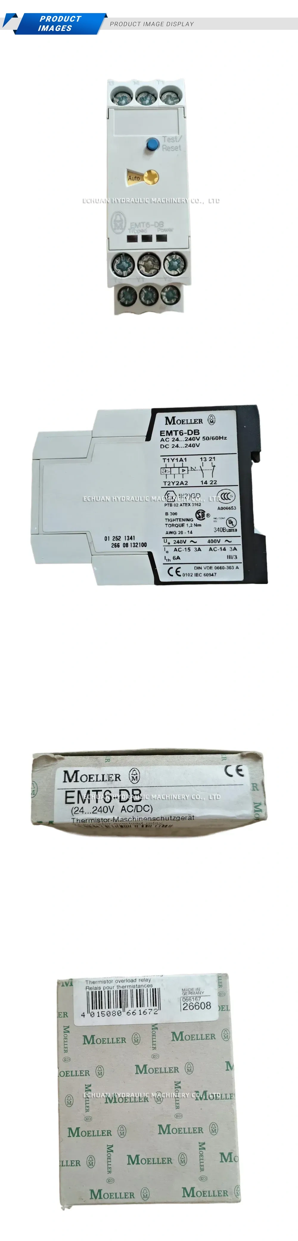 Moeller EMT6-DB Thermistor Overload Relay (Thermistor Motor Protection Relay) Description