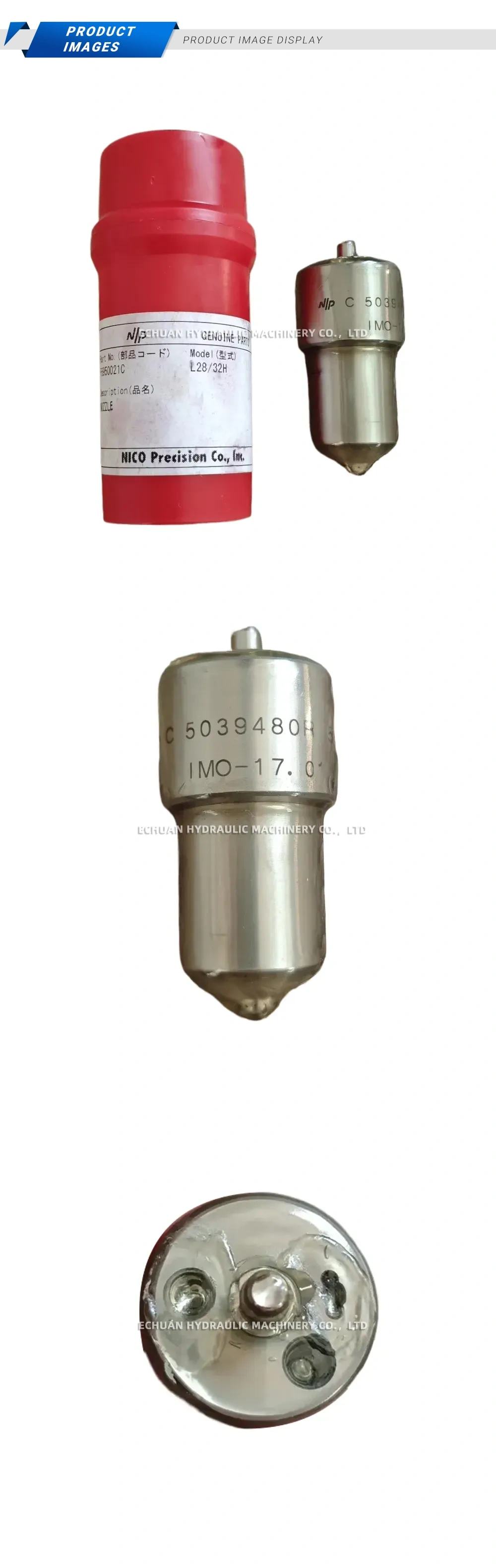 NICO Precision L28/32H (IMO-17.01) Fuel Injection Nozzle Description