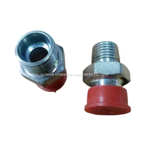 NPT1/4-M16X1.5 (GE10L1/4NPT) Hydraulic Tube Fitting (Male NPT to Metric Thread Adapter)