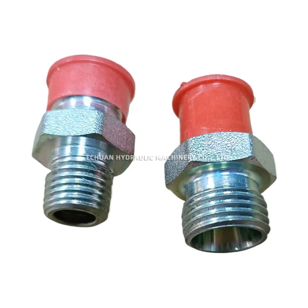 NPT1/4-M16X1.5 (GE10L1/4NPT) Hydraulic Tube Fitting (Male NPT to Metric Thread Adapter)