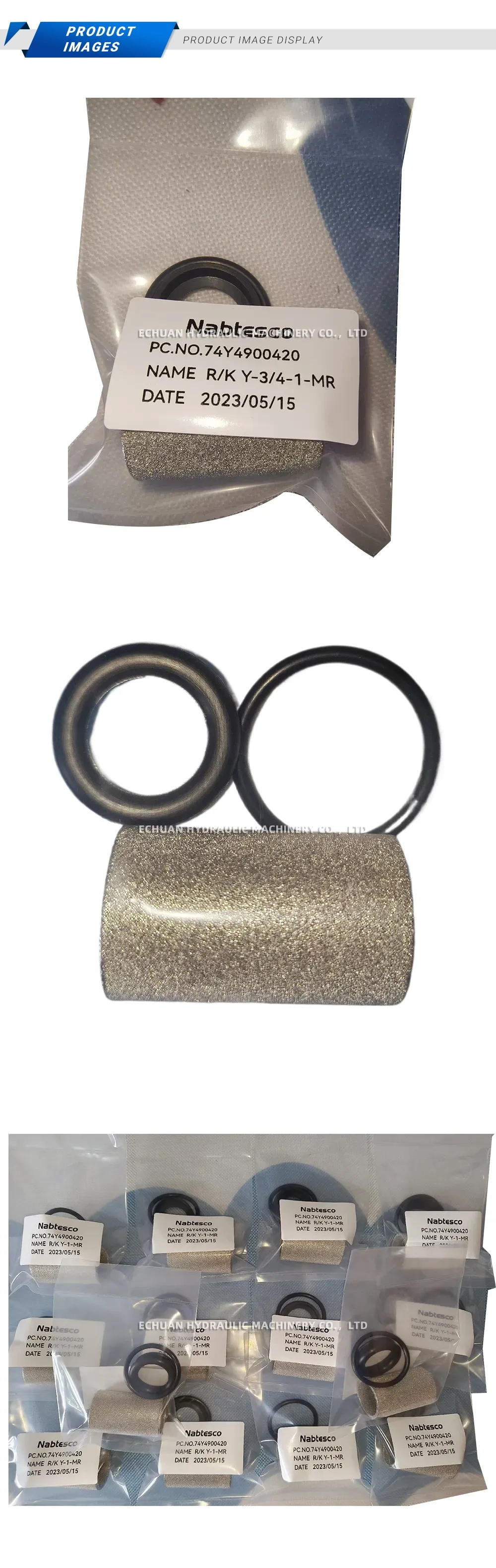 Nabtesco Y-3/4-1-MR (PC.NO. 74Y4900420) Filter Repair Kit Description