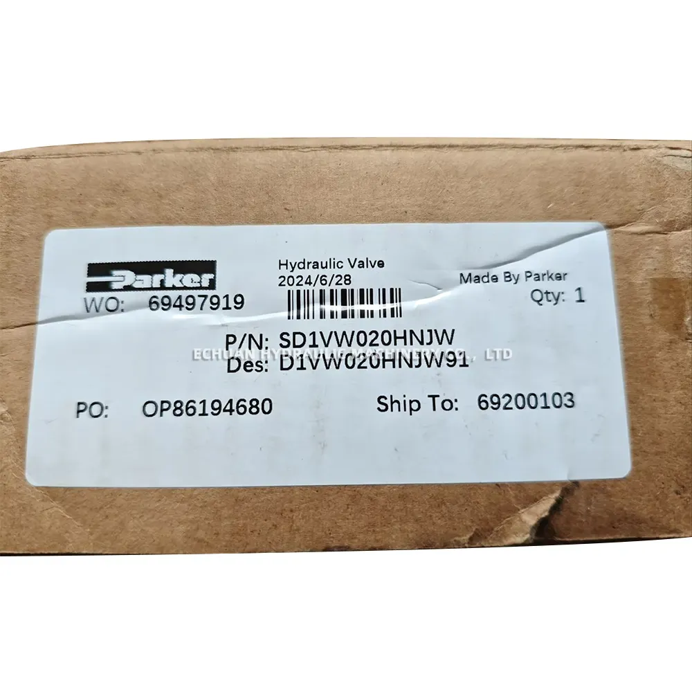Parker D1VW020HNJW91 Hydraulic Valve (Solenoid Operated Directional Control Valve)