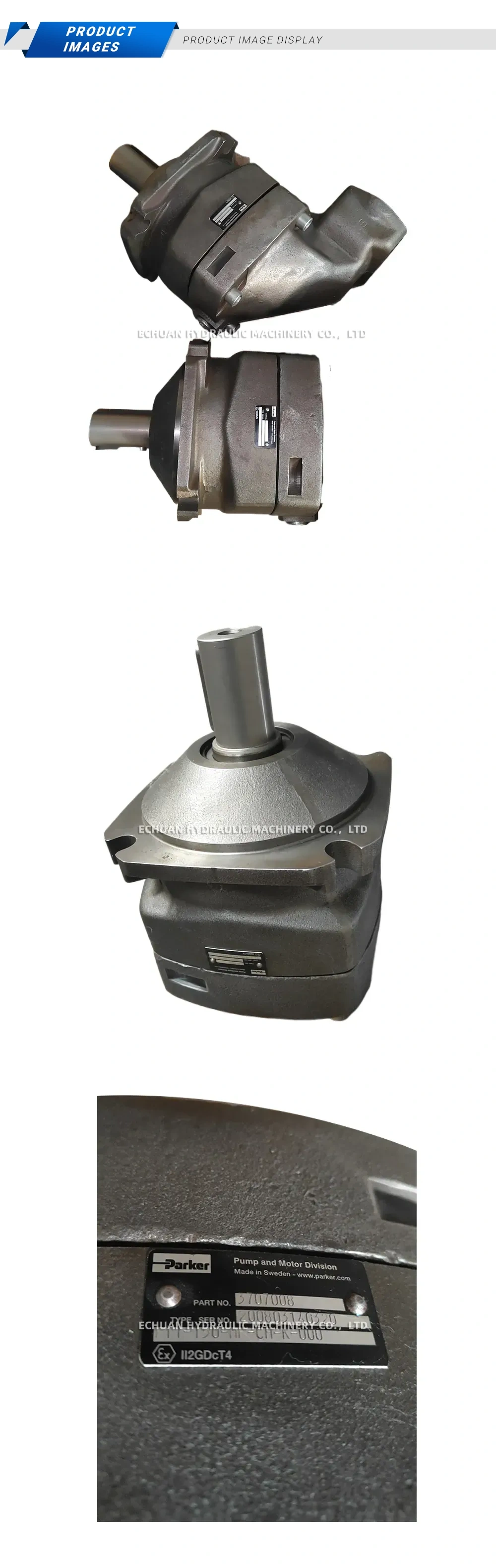 Parker F11-150-MF-CH-K-000 Hydraulic Motor Description