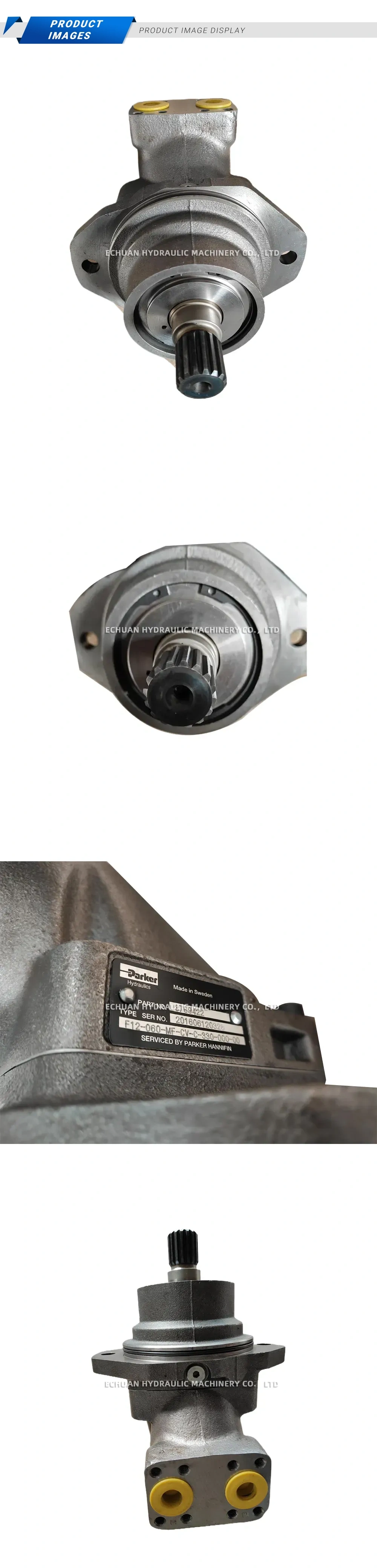 Parker F12-060-MF-CV-C-330-000-00 Axial Piston Hydraulic Motor Description
