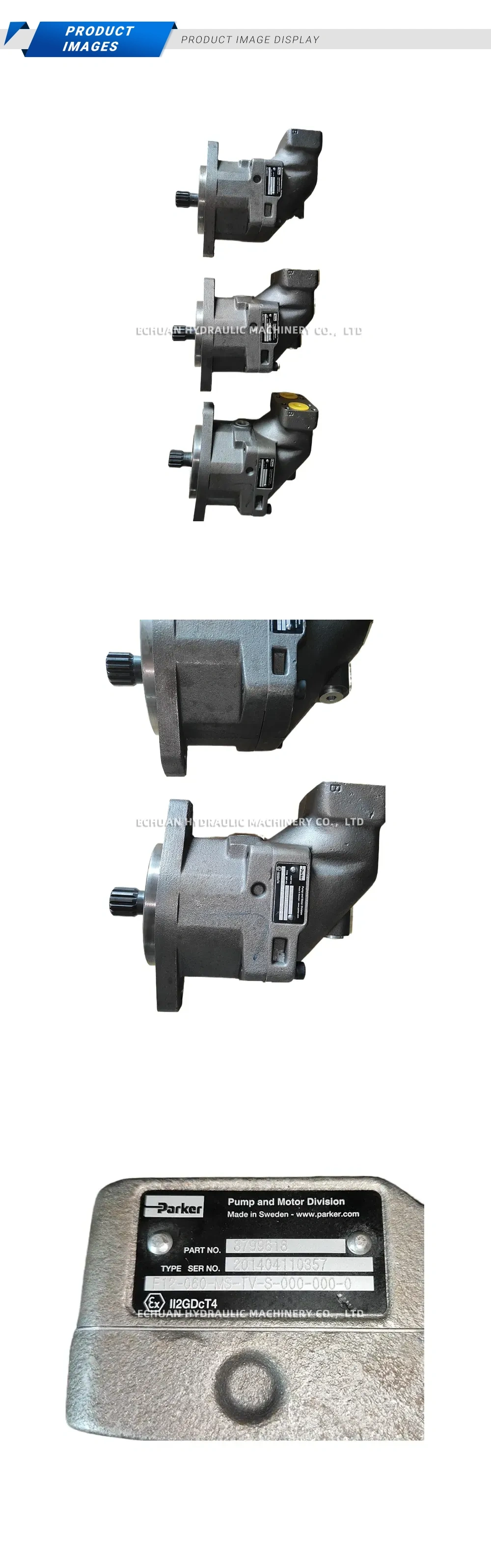 Parker F12-060-MS-TV-S-000-000-0 Hydraulic Motor Description