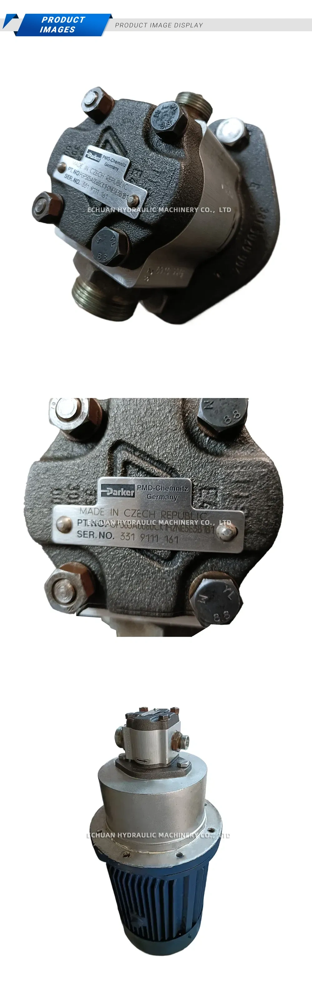 Parker PGP505A0060CK1H2NE5E3B1B1 Hydraulic Gear Pump Description