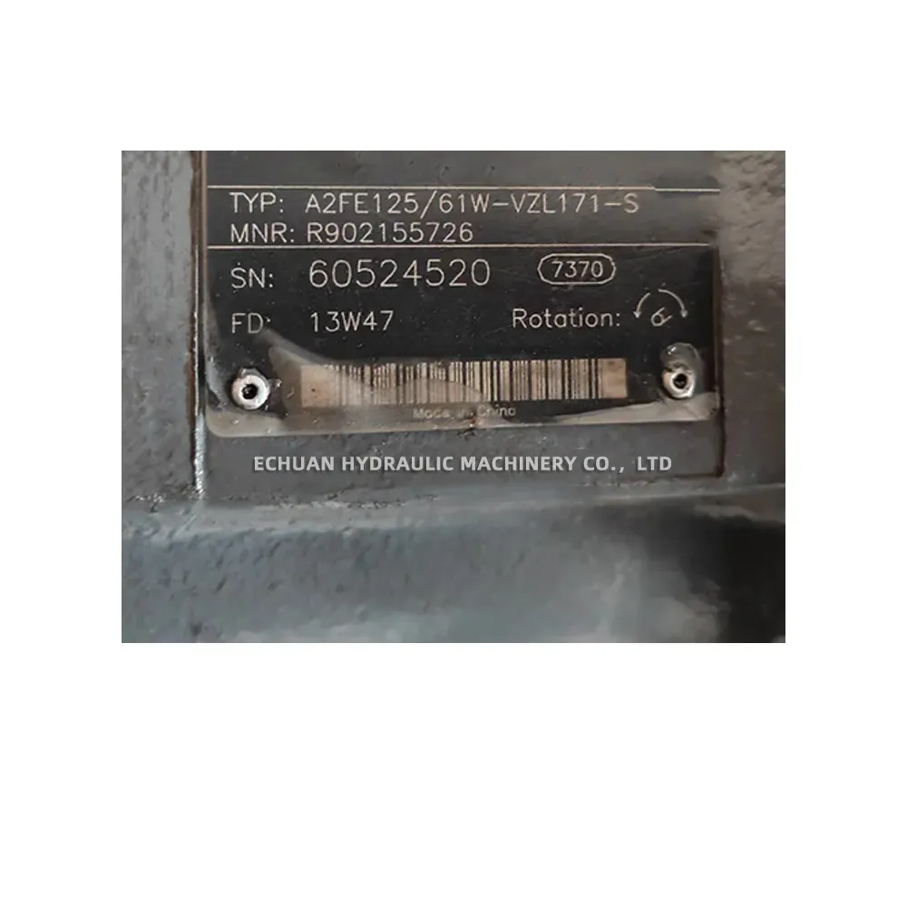 Rexroth A2FE125/61W-VZL171-S Axial Piston Hydraulic Motor (Bent-Axis, Fixed Displacement)