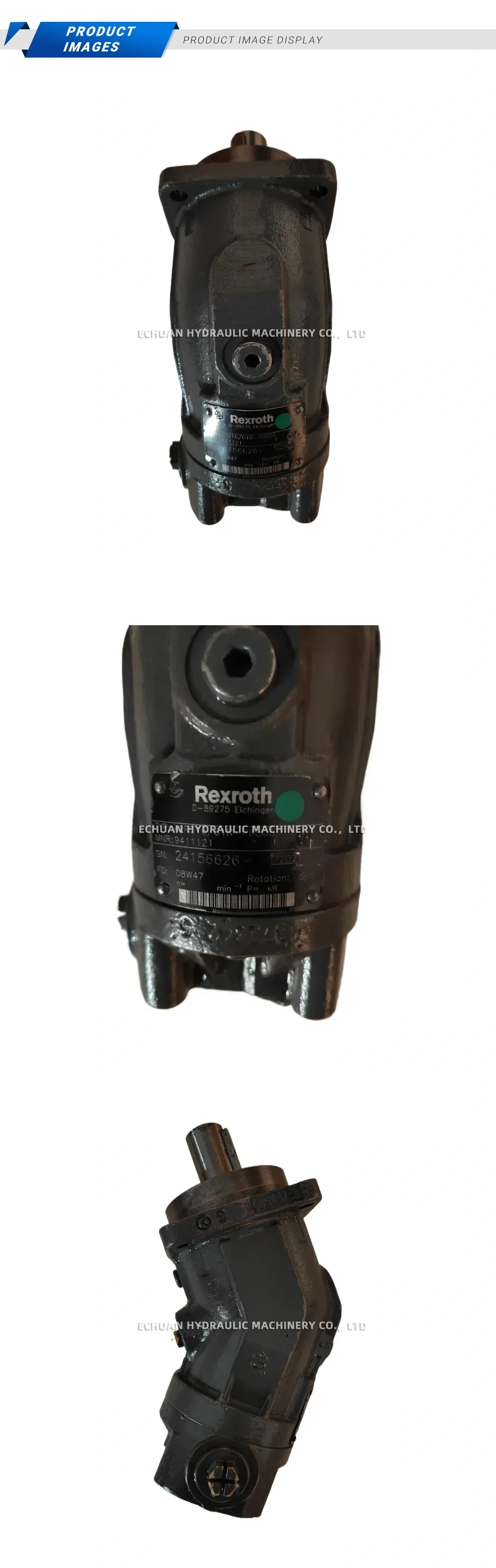 Rexroth A2FO16/61R-PBB06 Hydraulic Pump (Axial Piston Pump, Fixed Displacement) Description