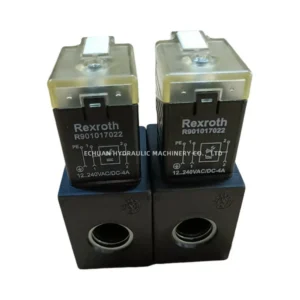 Rexroth R901017022 Solenoid Coil with Connector Plug