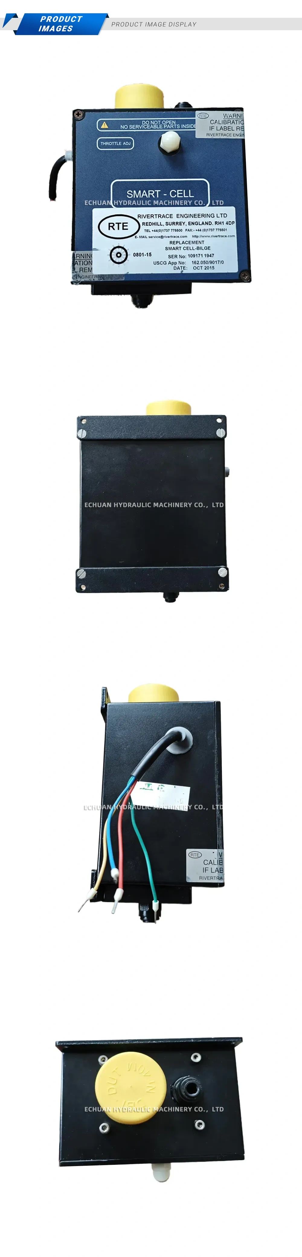 Rivertrace Engineering (RTE) SMART CELL-BILGE (0801-15) Bilge Water Oil Content Monitor / Oil-Water Separator Smart Cell Module Description