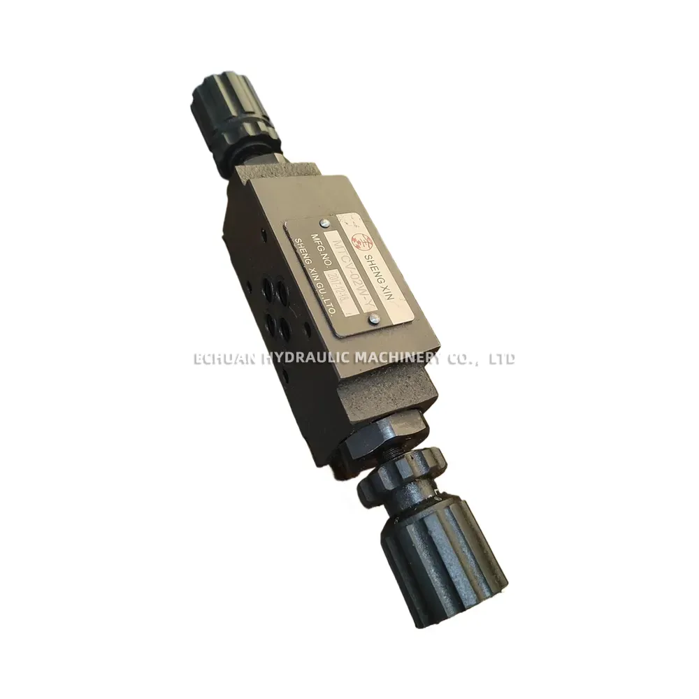 SHENG XIN MTCV-02W-Y Hydraulic Modular Throttle Valve (Stacked-type Bidirectional Throttle Valve)