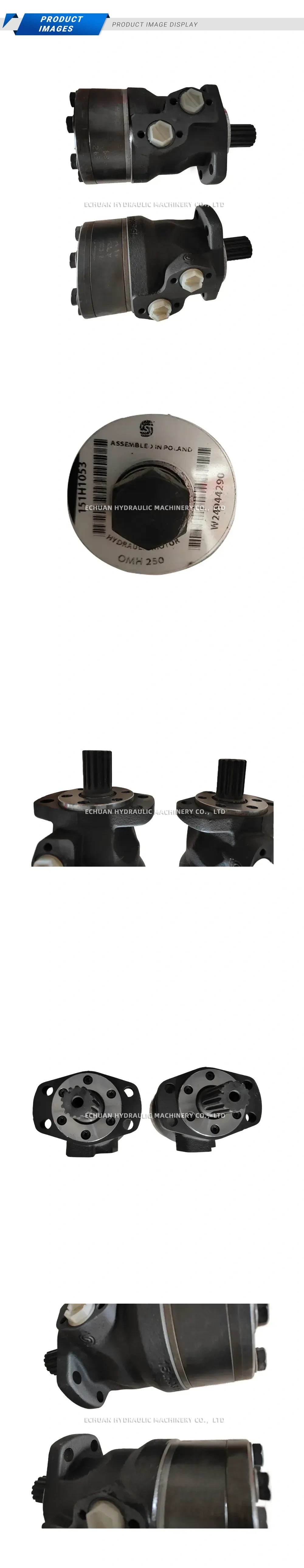 Sauer-Danfoss OMH 250 Hydraulic Orbit Motor Description
