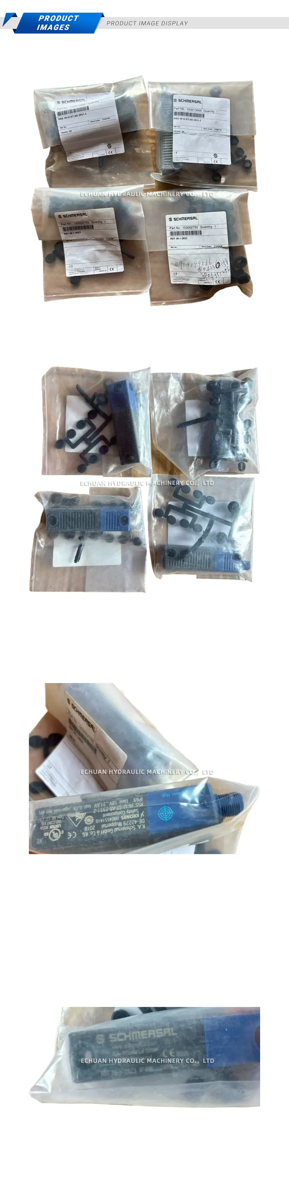 Schmersal RSS 36-I2-ST-AS-2931-2 / RST 36-1-2823 RFID Safety Switch Set (Safety Sensor and Actuator) Description