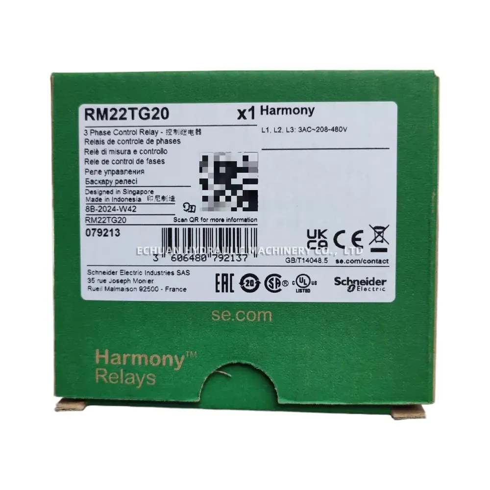 Schneider Electric RM22TG20 3-Phase Control Relay (Phase Sequence Relay)
