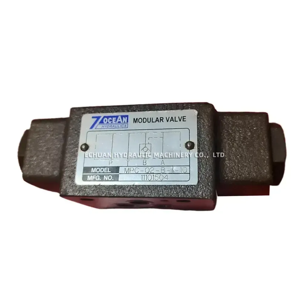 Seven Ocean Hydraulics (7 Ocean) MPC-02-B-1-10 Modular Check Valve (Pilot Operated Check Valve, Modular Valve)