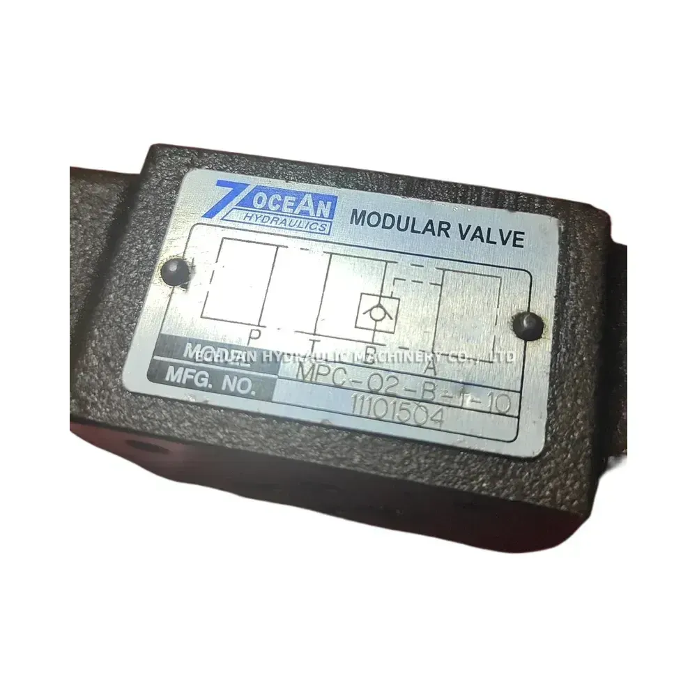 Seven Ocean Hydraulics (7 Ocean) MPC-02-B-1-10 Modular Check Valve (Pilot Operated Check Valve, Modular Valve)