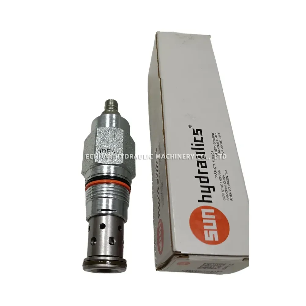 Sun Hydraulics RBAP-MWN (coil 770-224, 24VDC) Solenoid Operated Proportional Pressure Relief Cartridge Valve