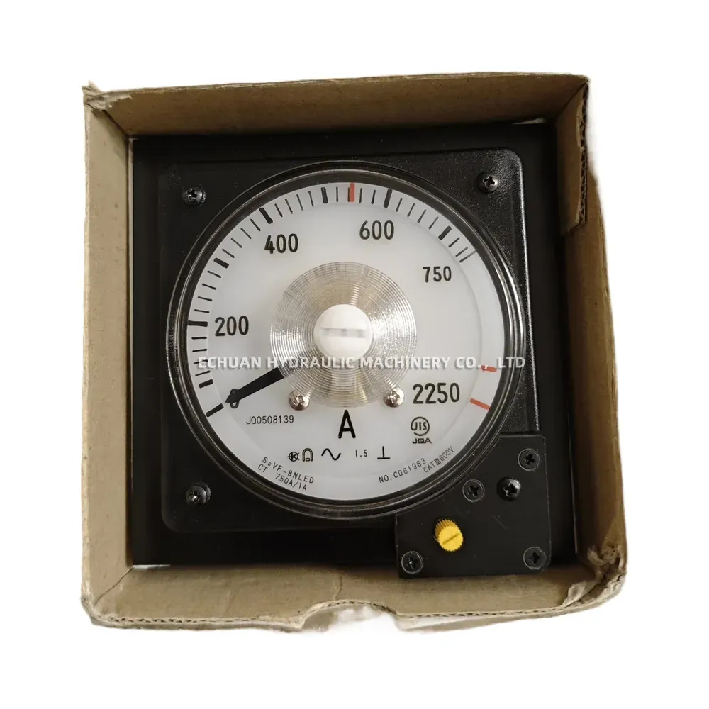 TOYO KEIKI SeVF-8NLED AC Ammeter (Analog Panel Meter)