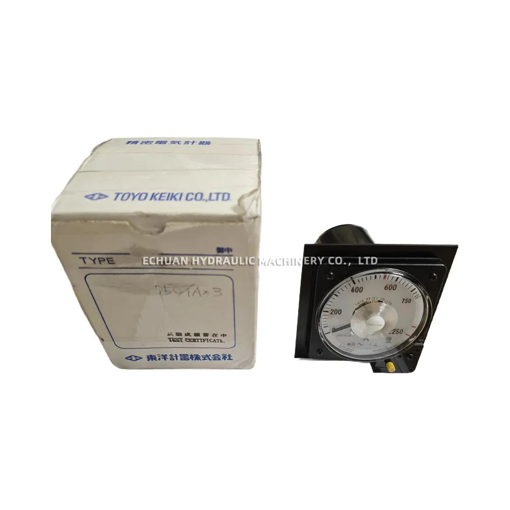 TOYO KEIKI SeVF-8NLED AC Ammeter (Analog Panel Meter)