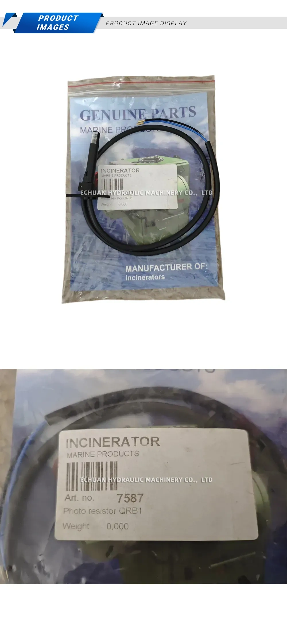 Teamtec QRB1 Photo Resistor (Flame Sensor) Description