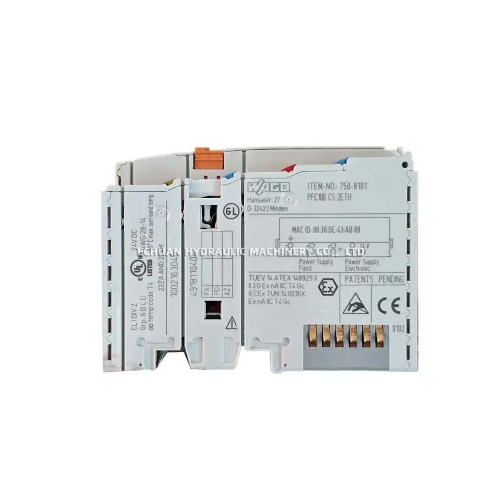 WAGO 750-8101 (PFC100 CS 2ETH) Programmable Fieldbus Controller (PLC Module)