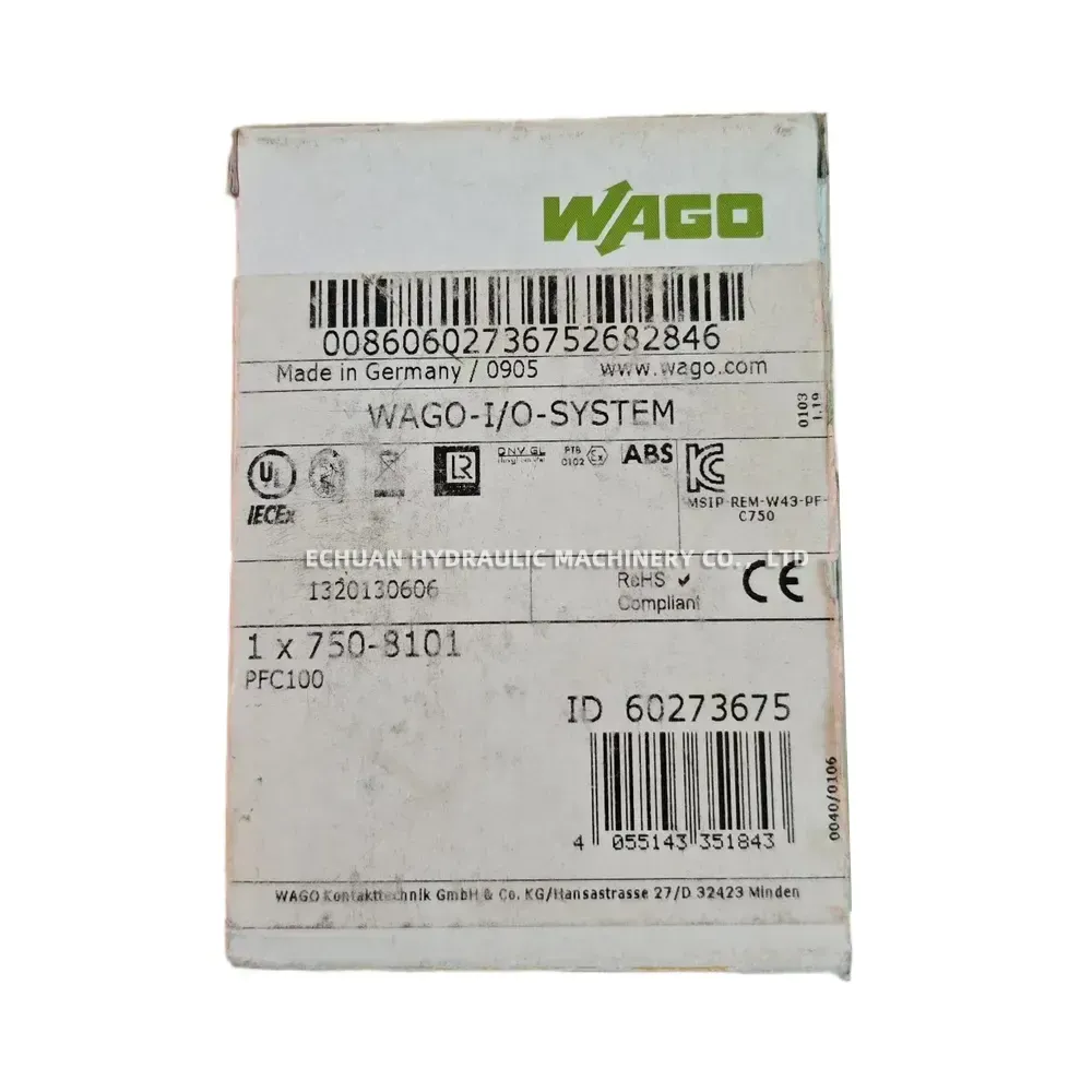 WAGO 750-8101 (PFC100 CS 2ETH) Programmable Fieldbus Controller (PLC Module)