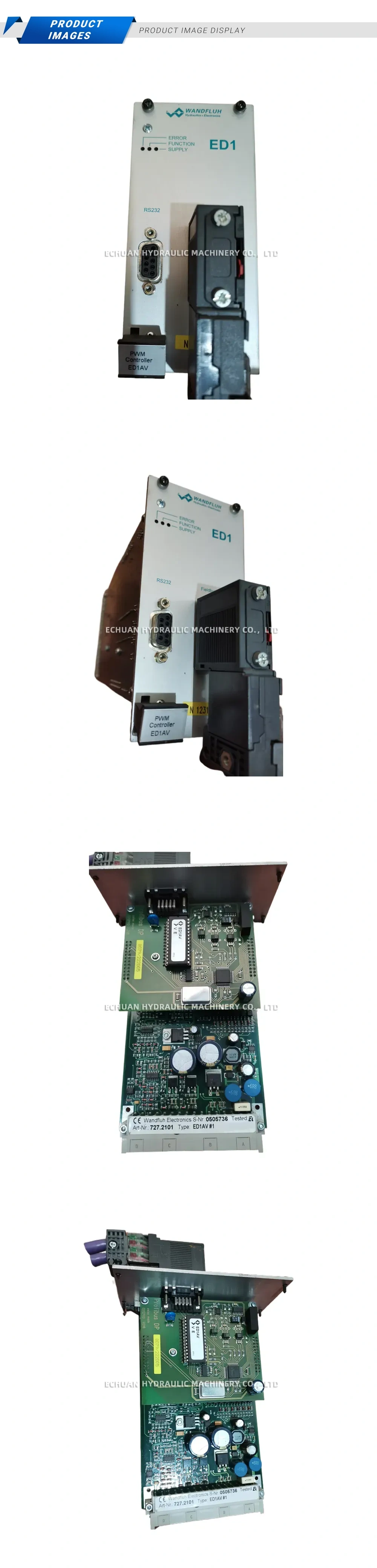 Wandfluh ED1AV#1 (Art-Nr. 727.2101) PWM Controller Module Description