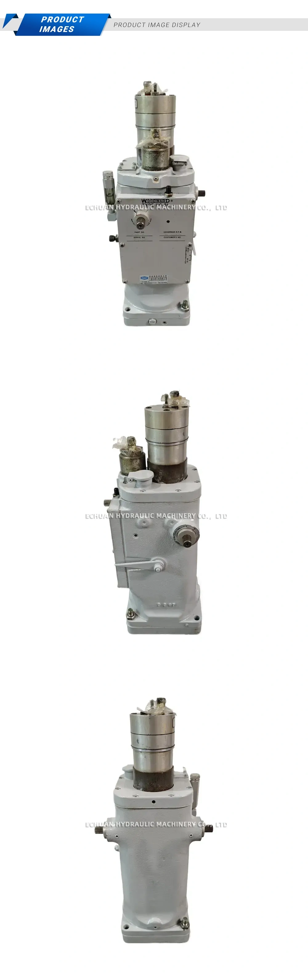 Woodward UG-8L Hydraulic Speed Governor Description