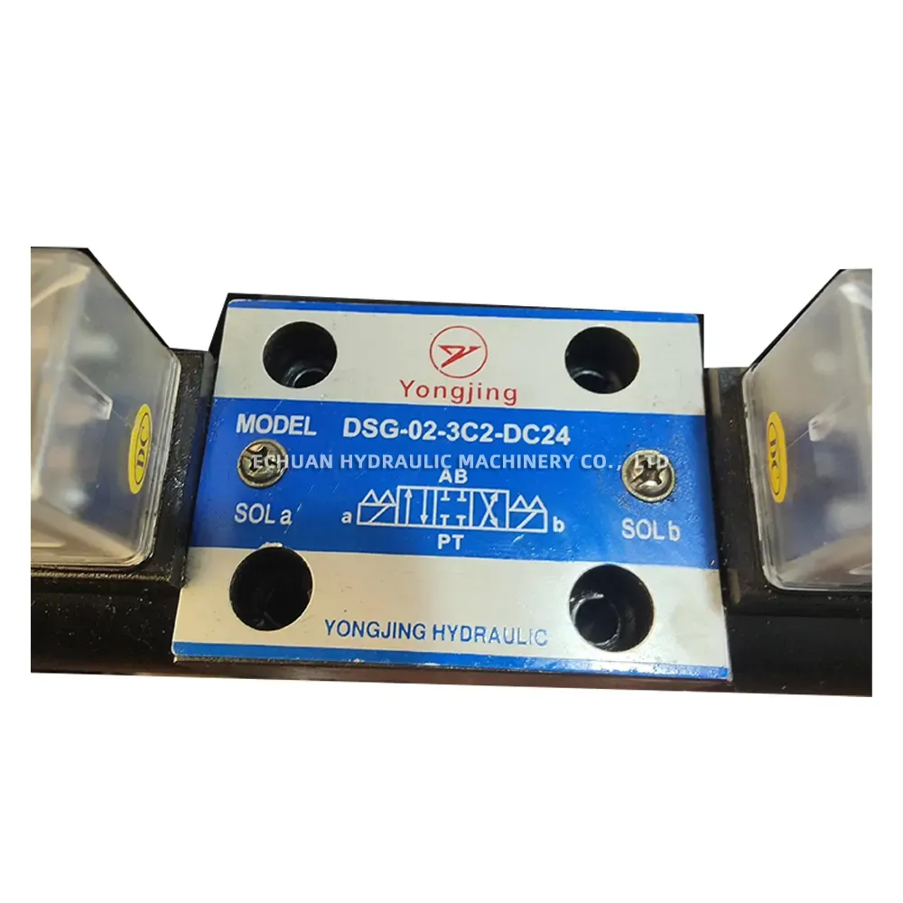 Yongjing DSG-02-3C2-DC24 Hydraulic Solenoid Directional Control Valve