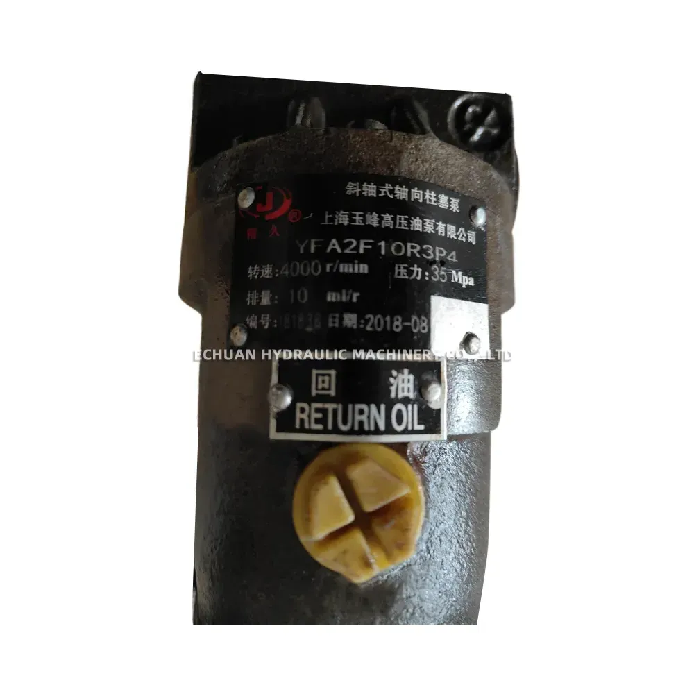 Yufeng YFA2F10R3P4 Bent Axis Axial Piston Hydraulic Pump