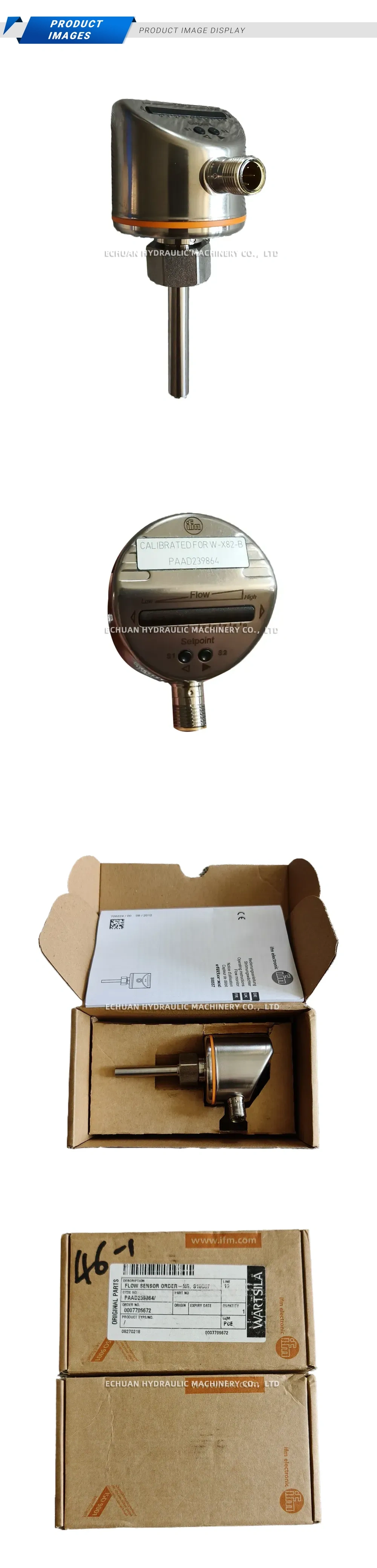 ifm SI0557 Flow Sensor Description