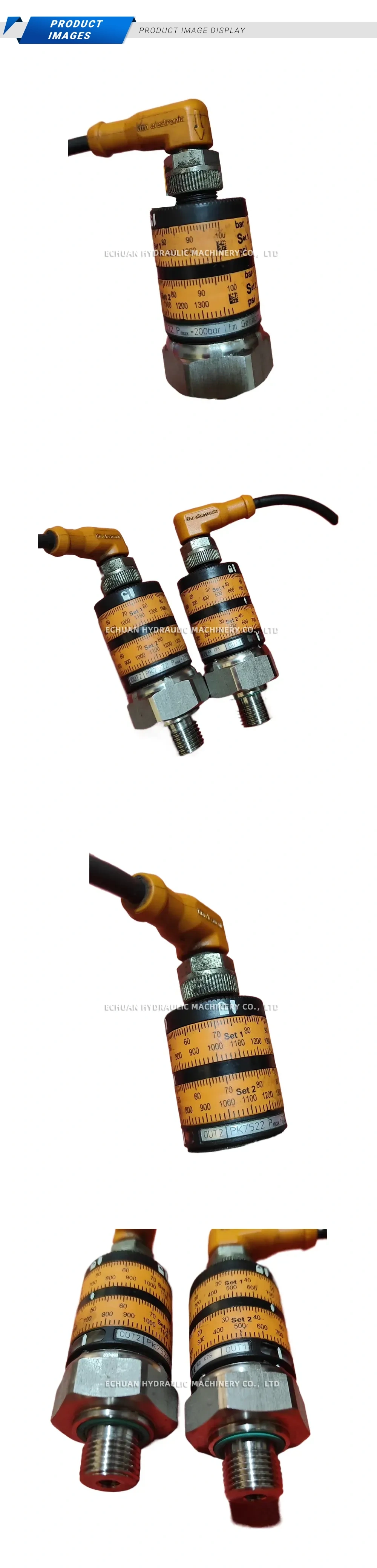 ifm electronic PK7522 Pressure Sensor / Electronic Pressure Switch Description