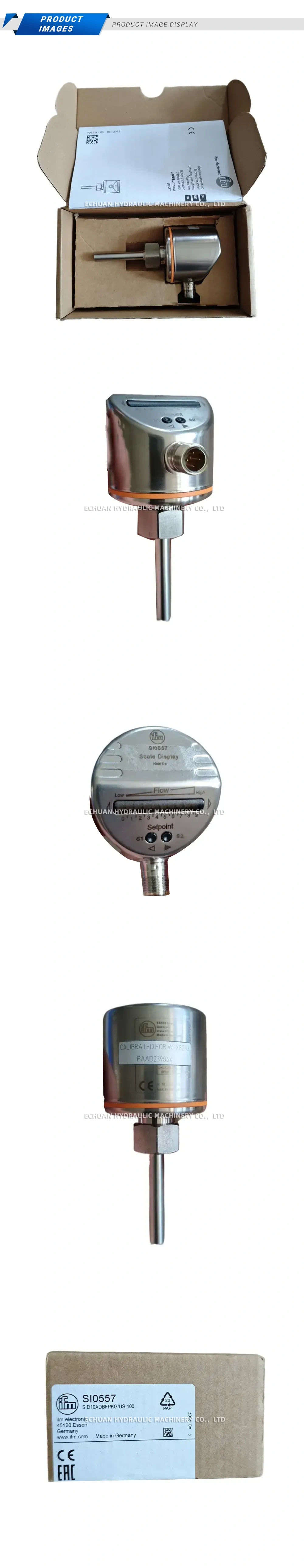 ifm electronic SI0557 (SID10ADBFPKG/US-100) Flow Sensor Description