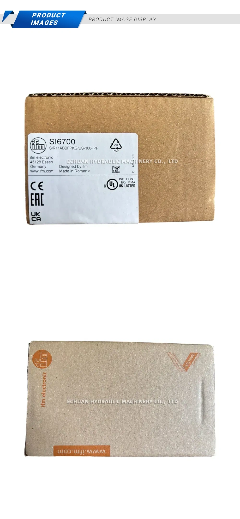 ifm electronic SI6700 Compressed Air Flow Sensor Description